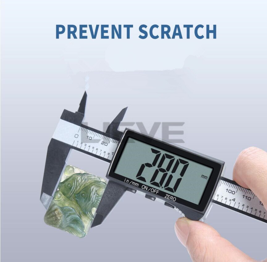 electronic digital display vernier caliper Inch/Metric Conversion 6Inch 0-150mm HD full-screen caliper measurement tool