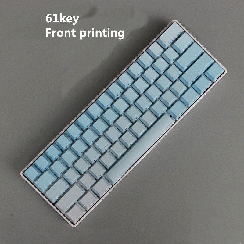 PBT keycap Poker2 gh60 61 keys are available in a variety of colors, suitable for most mechanical keyboards: 5