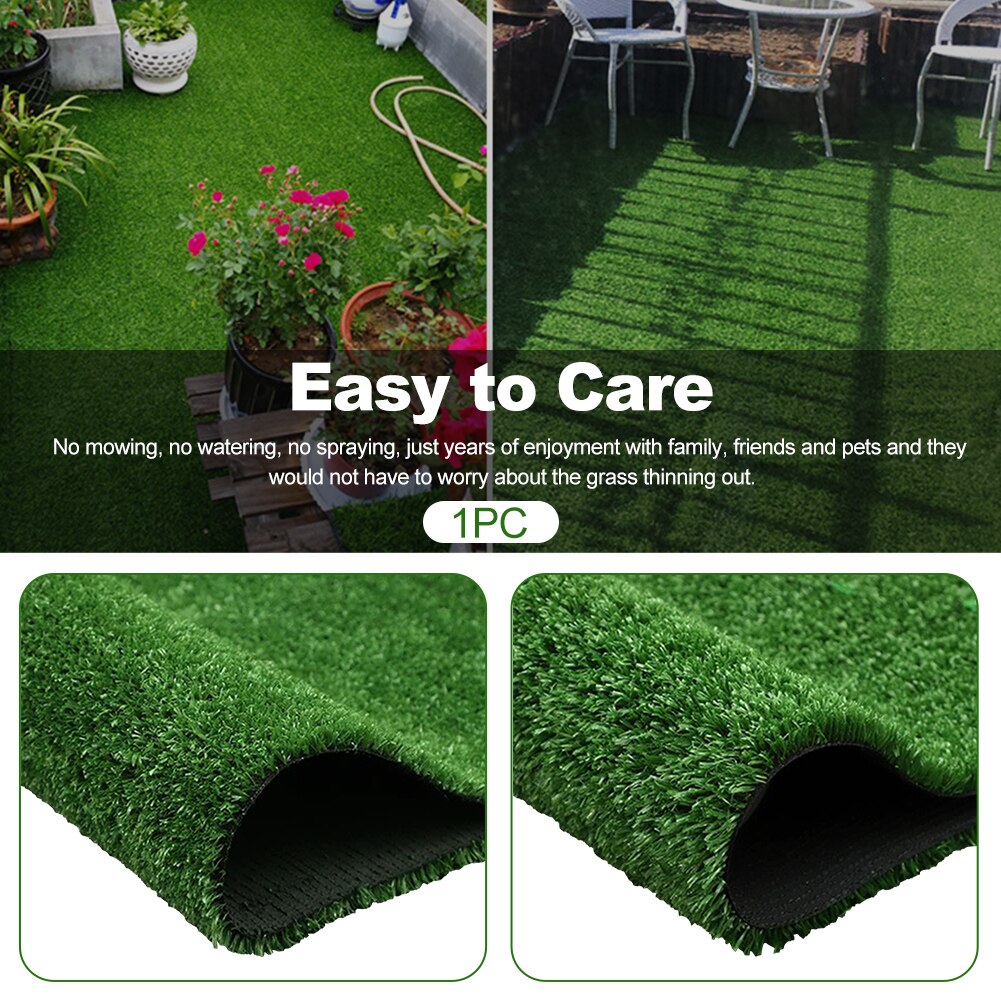 Tapis de gazon artificiel 1x1m, décoration murale intérieure et extérieure pour jardin de mariage, Patio, Simulation de pelouse, balcon, bricolage, jardin d&#39;enfants