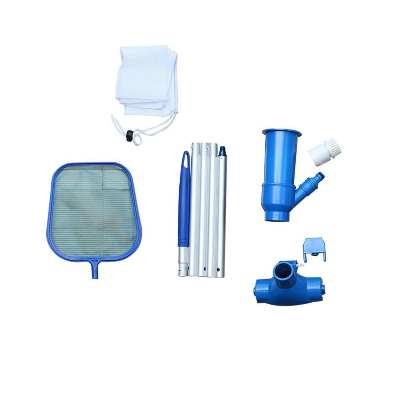 Patelai Pool Reinigungs-Set - 8-teilig Mit Kescher, Bürsten, Schwämmen & Handschuhen