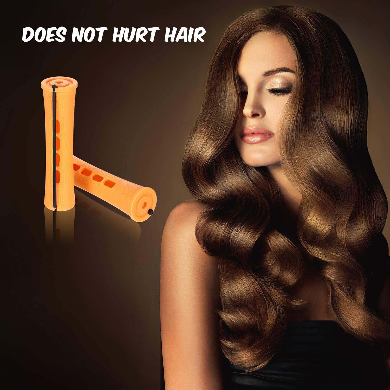 60 Pieces Hair Perm Rods Plastic Cold Wave Rods Hair Curling Roller Hair Styling Hairdressing Tools