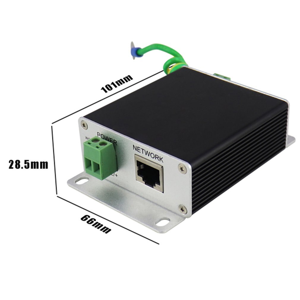 2-in-1 Network Power Supply Network Camera Arrester YF-BD220 Network Lightning Protection Device Surge Protective Device