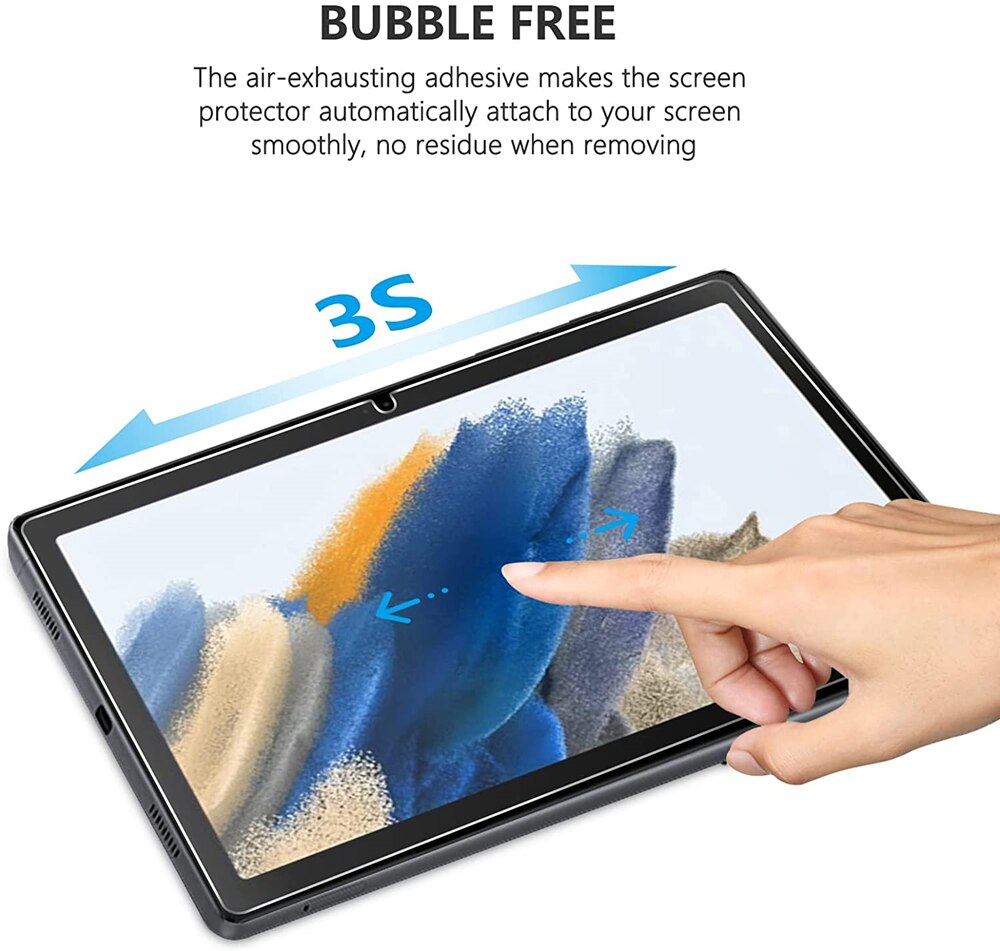 Voor Samsung Galaxy Tab A8 Screen Protector 10.5 Inch 3 Pack Gehard Glas Screen Protector Voor Galaxy Tab A8 2022 anti-Kras