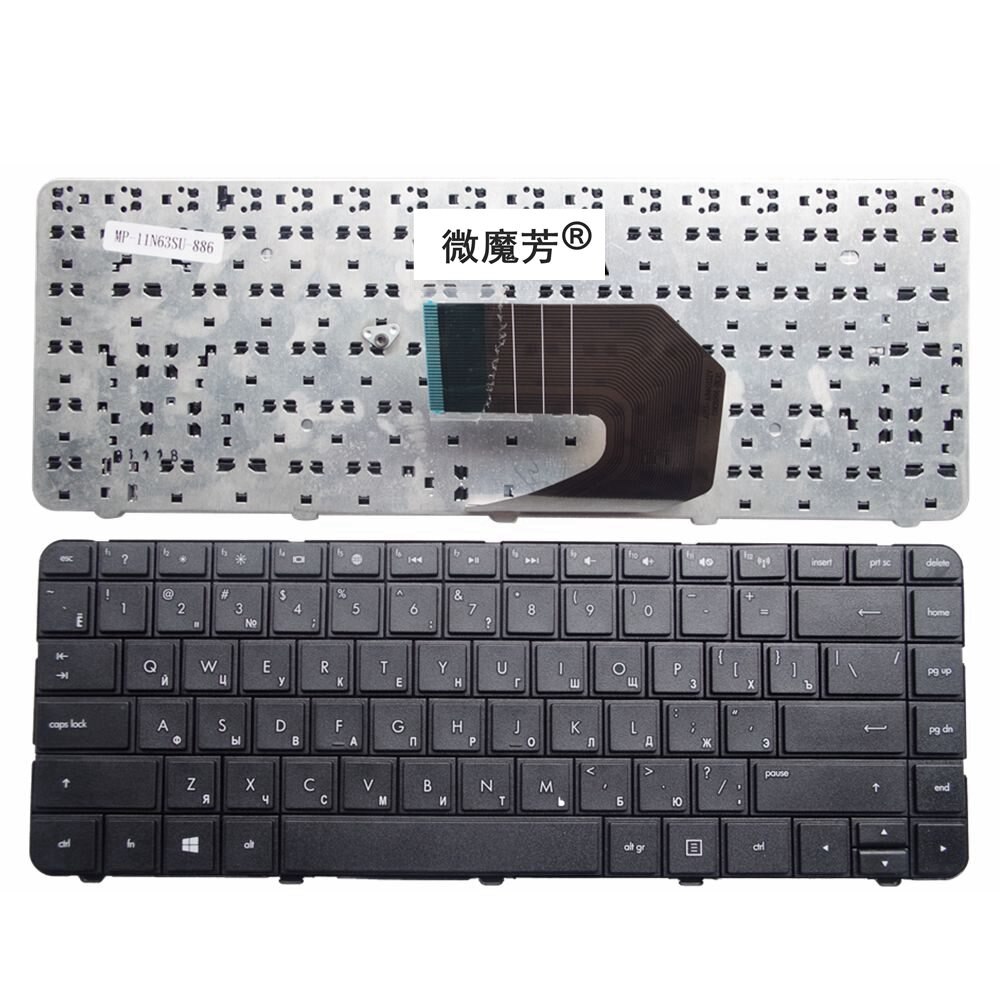 Russian Keyboard for HP Pavilion G43 G4-1000 G6S G6T G6X G6-1000 CQ43 CQ43-100 CQ57 G57 430 SG-46740-XAA 697530-251 RU keyboard