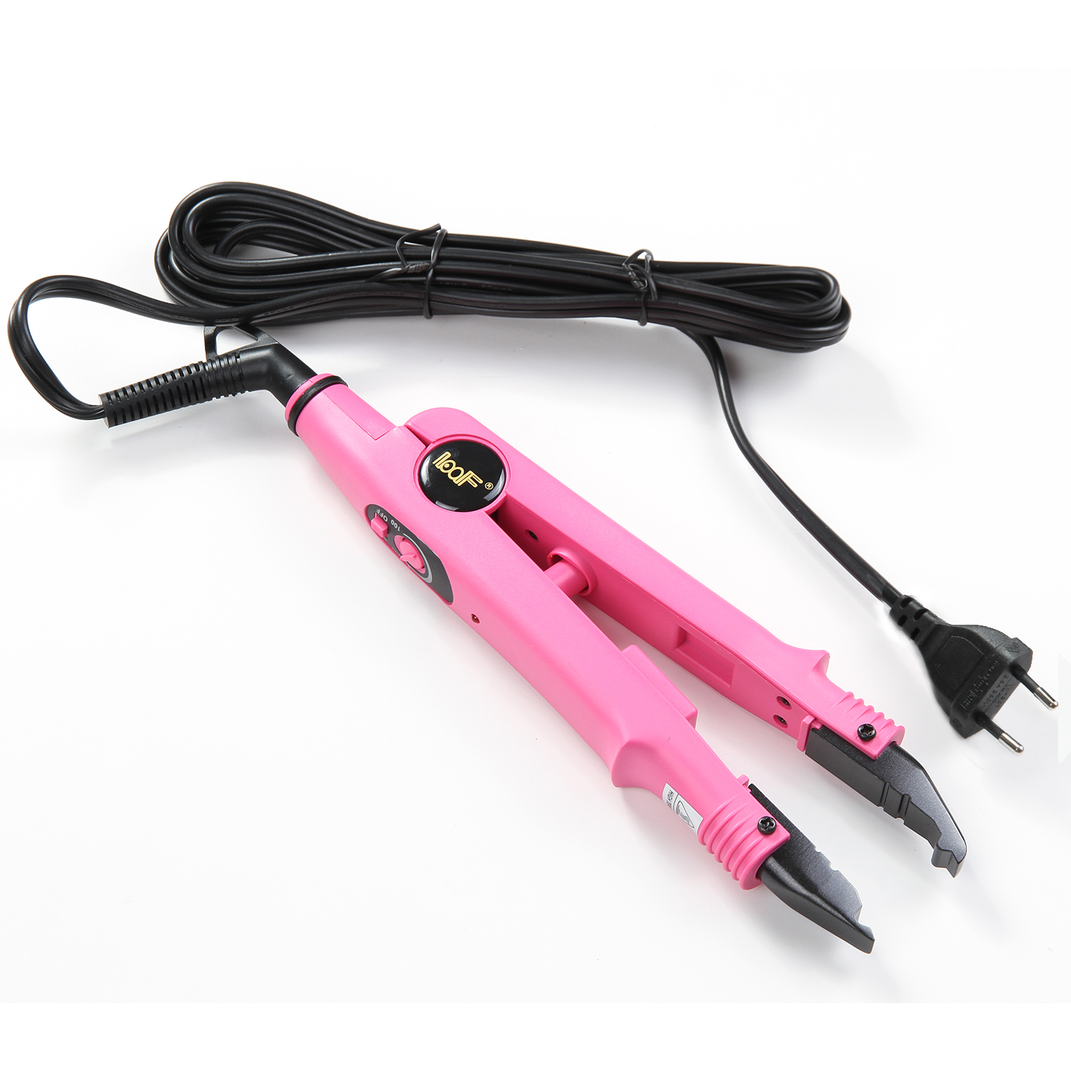 Ferramenta profissional de extensão de cabelo, conector de ferro de calor de fusão, ferramenta de fusão de temperatura ajustável, plugue reino unido/eua/ue