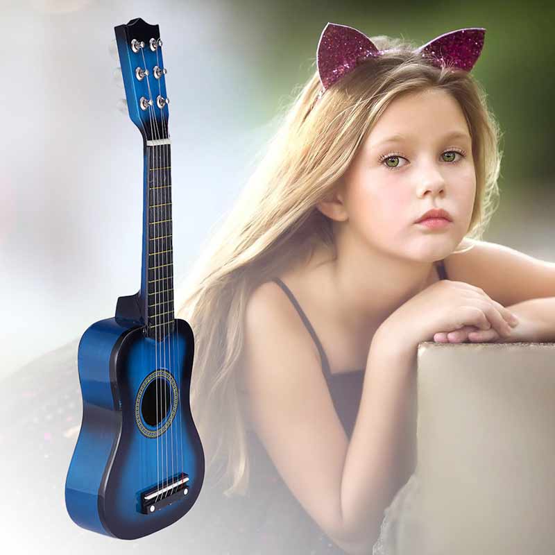 Mini 21 inch Wooden Acoustic Guitar Classical Guitar Musical Instrumental Starter Beginner Music Lovers Kids Musical Instruments