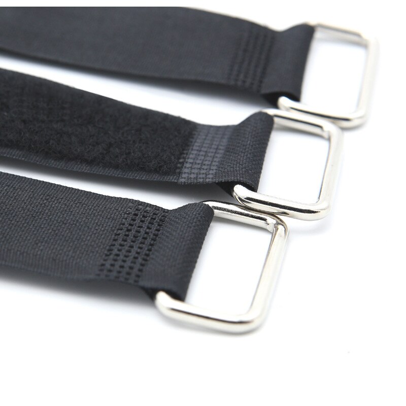 Nylon material packing straps tied with black iron buckle Hooks and Loops straps clothing items storage finishing belt