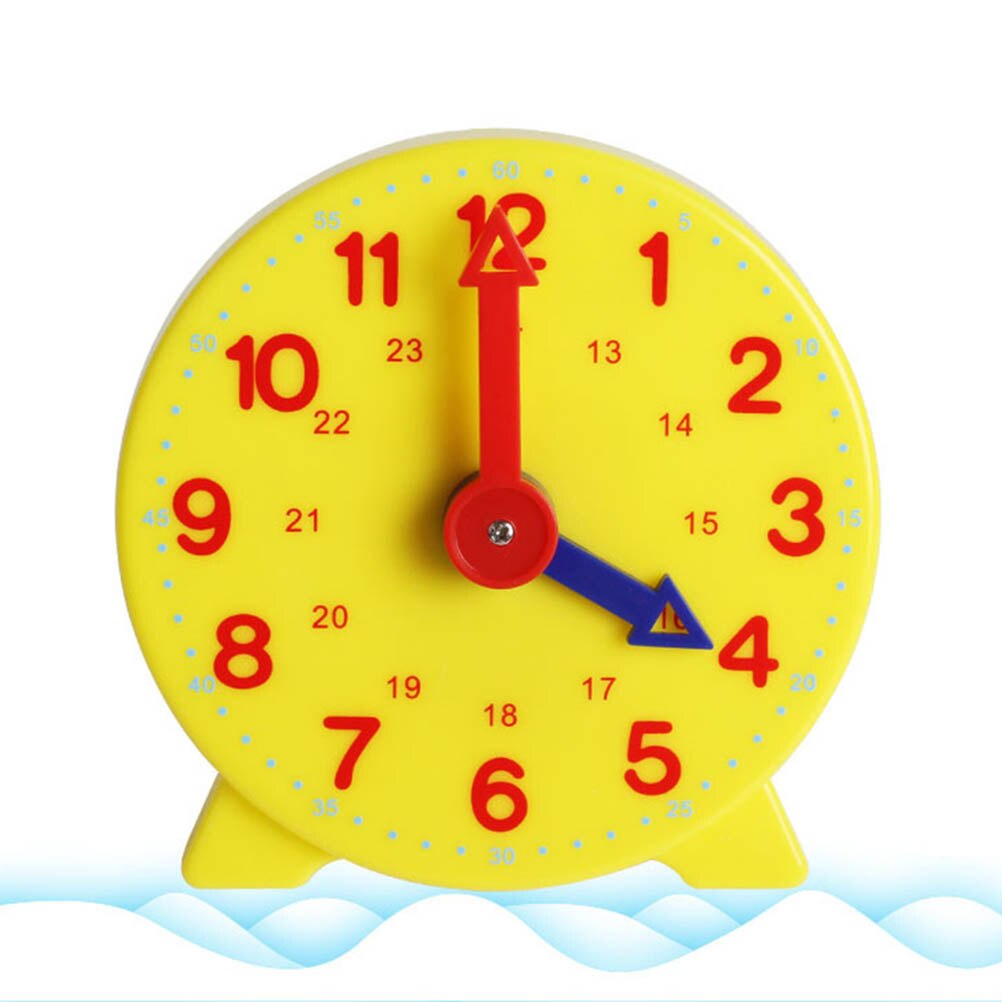 Children Educational Alarm Clock Adjustable Time Learning Clock Early Teaching Tool Number Alarm Clock Puzzle Early Education#30