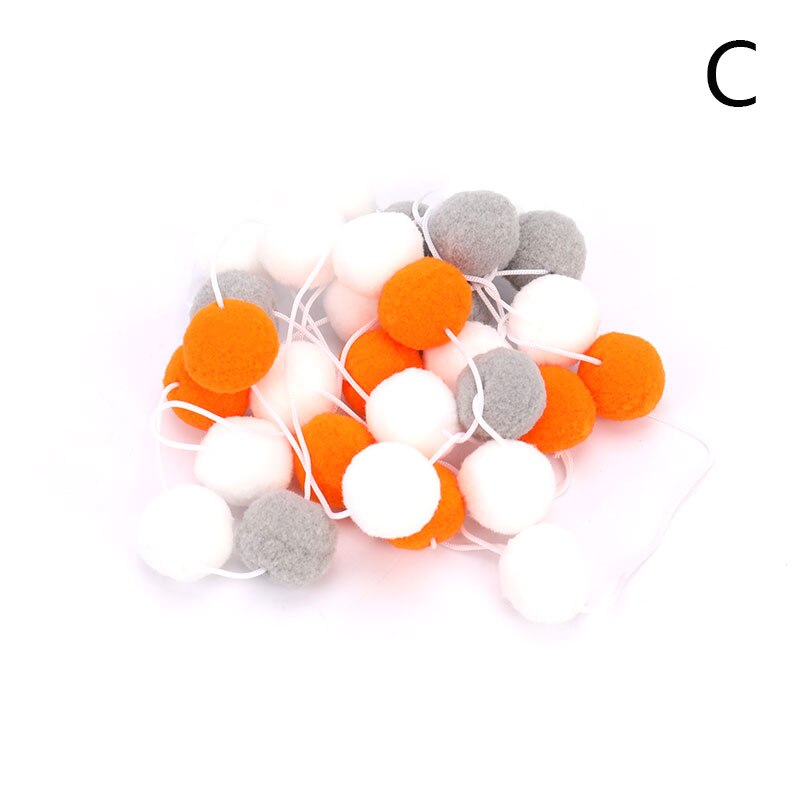 30pcs DIY Wool Felt Balls Round Poms DIY Handmade Craft Supplies for kindergarten Home room decor balls of wool Wall Ornament: C