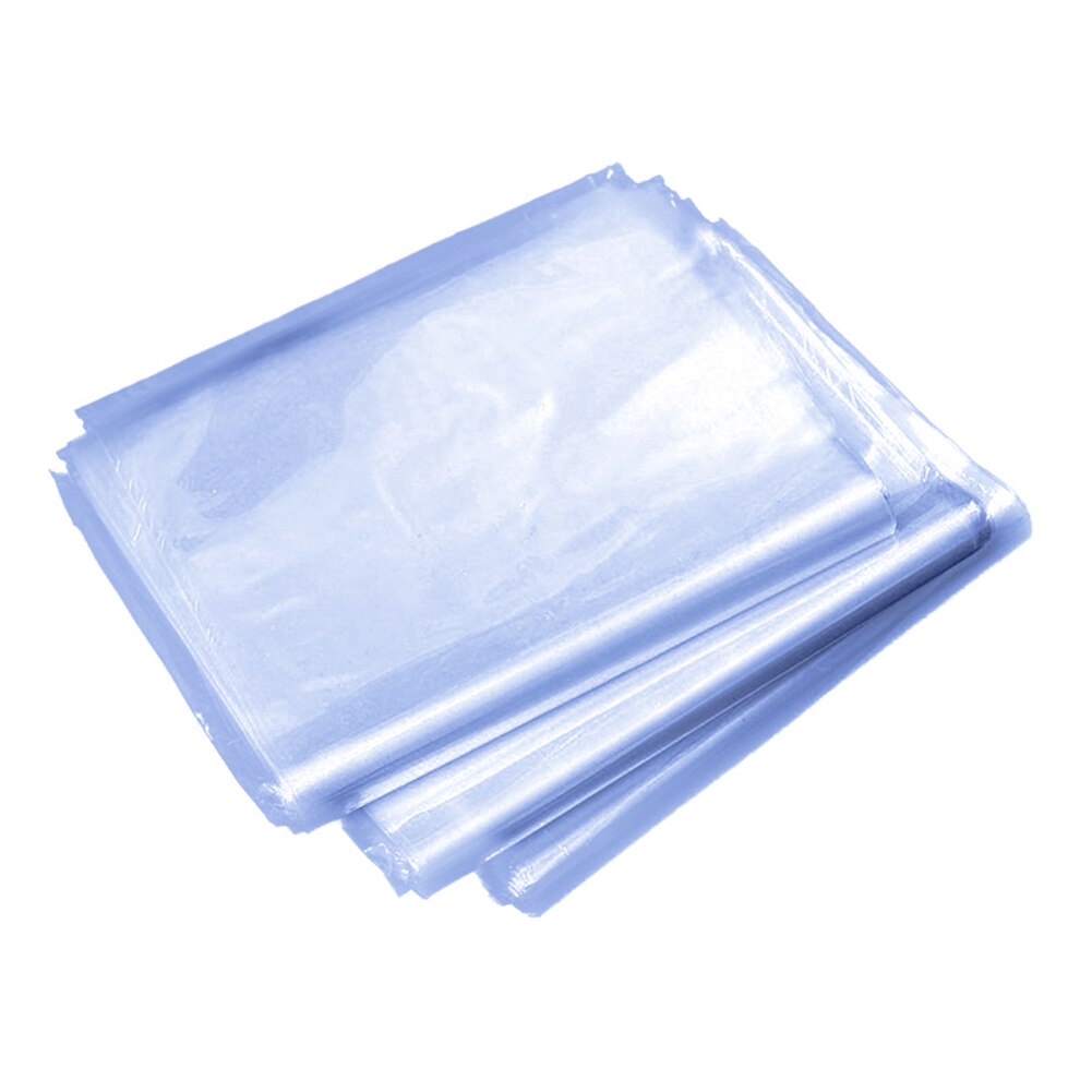Película termorretráctil de PVC transparente, envoltura de embalaje retráctil, Protector de sellado, almacenamiento para el hogar y organización, venta de 100 uds.
