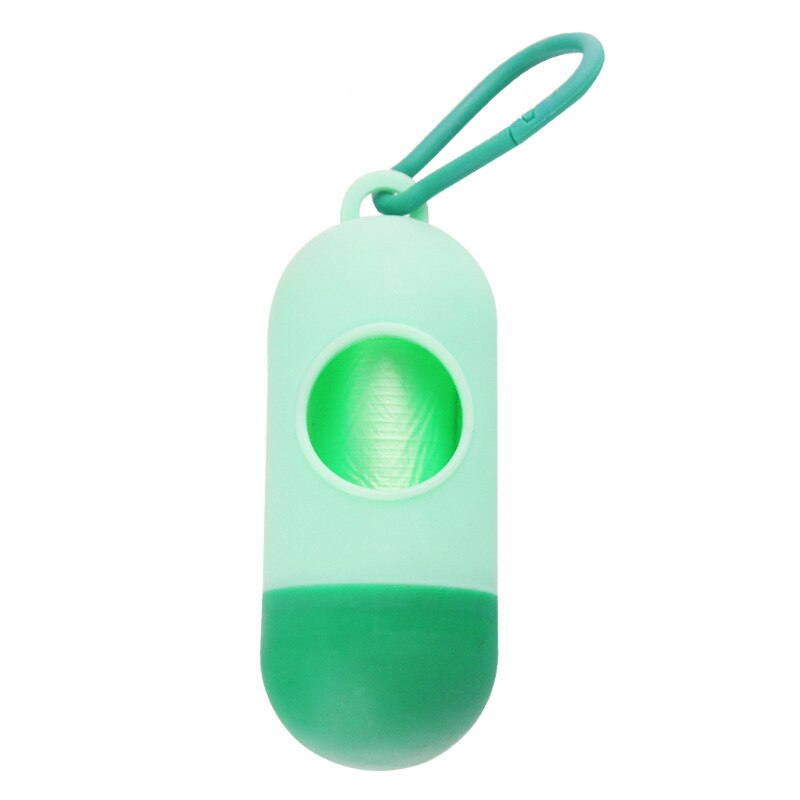 Bébé poussette accessoires 1PC boîte amovible + 1PC sac à ordures Portable poussette organisateur bébé couches poubelle sacs Case J0001: Light Green
