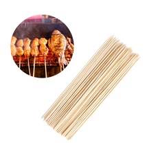 50 stuks Lange Bamboe Spiesjes Houten Stokken BBQ Barbecue Shish Kabob Fondue Grill BBQ Benodigdheden