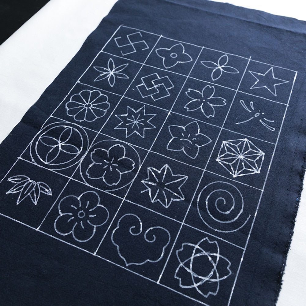 20 stk/sæt 6 cmx 6cm gennemsigtige sashiko skabeloner japansk stil mønster skabelon blomster broderi skabelon