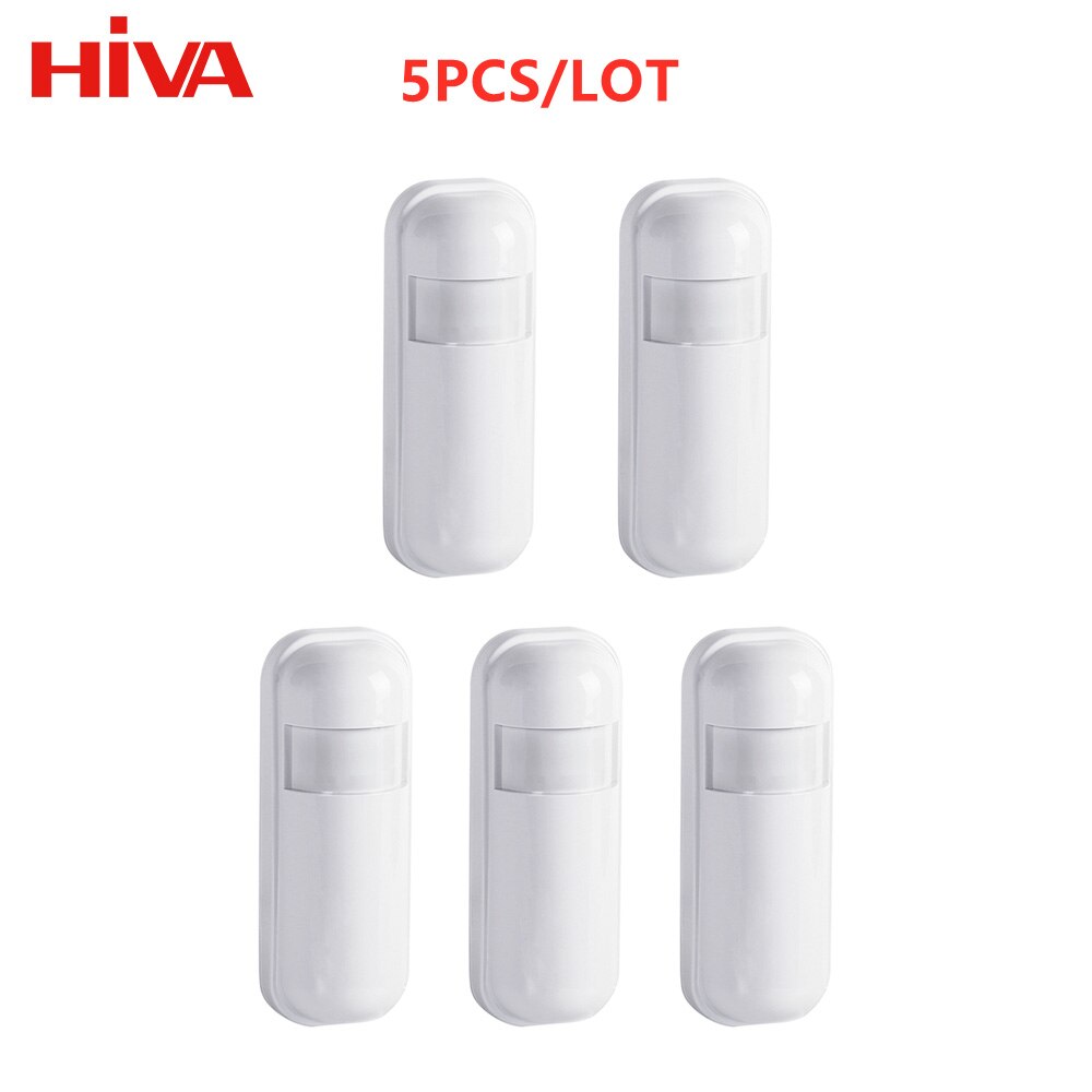 433MHz Motion Sensor Wireless Mini PIR Infrared Detector for Home Alarm System Burglar Security Alarm Kits: Blue