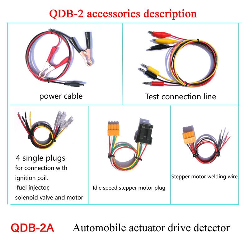 Tzt QDB-2A Auto Actuator Detectorfout Voor Bobine Injector Magneetventiel Stationair Stappenmotor
