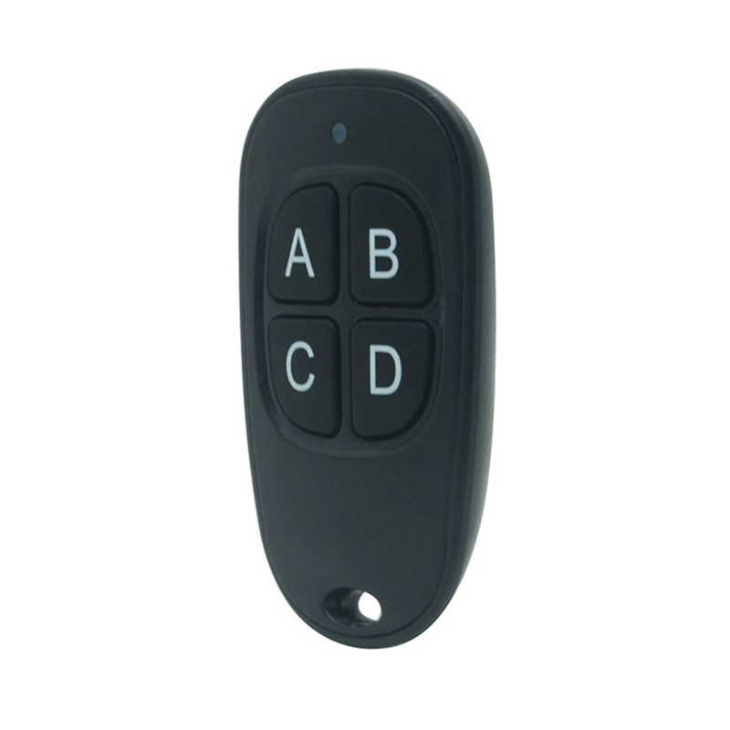 Gate Control Voor 433Mhz Garagedeur Afstandsbediening Duplicator Multifunctionele Security Gate Deuropener Voor Vaste Rolling Code: black