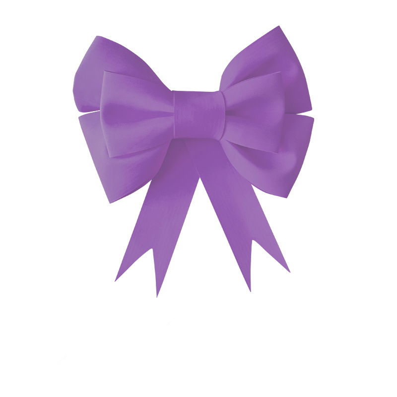 50cm Große Größe verrotten Bogen Dekoration Hochzeit Geburtstag Party Handgemachte DIY Dekoration Heimat Dekoration Bogen Schießen Requisiten Dekoration: hell Violett