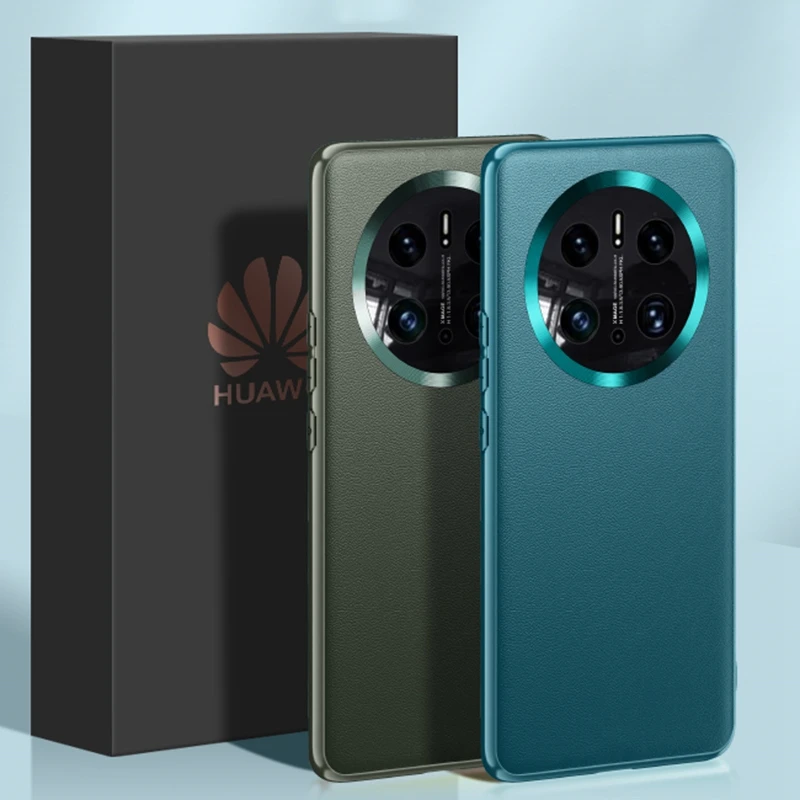 Luksusowe etui ze skóry pu do huawei mate 50 pro, matowa silikonowa obudowa ochronna na telefon huawei mate 50 pro mate 50
