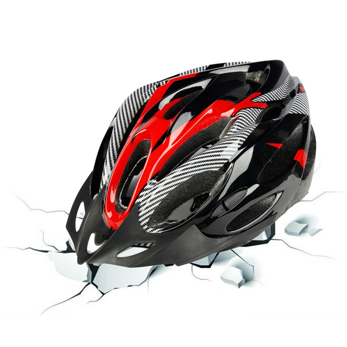 Mountain bike estrada capacete de segurança da bicicleta equitação capacete ultra leve respirável pode efetivamente reduzir a resistência do vento