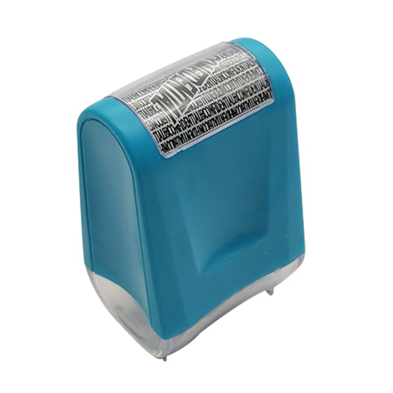 Roller Identity Theft Protection Stamp for Guarding Your ID Privacy Confidential Data NK-Shopping: Blue