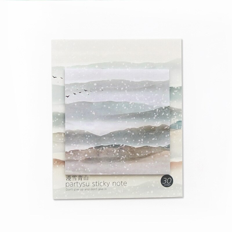 30Pcs/set kawaii notebook cute snow pattern planner Decoration Diary office supplies stationery stickers: c