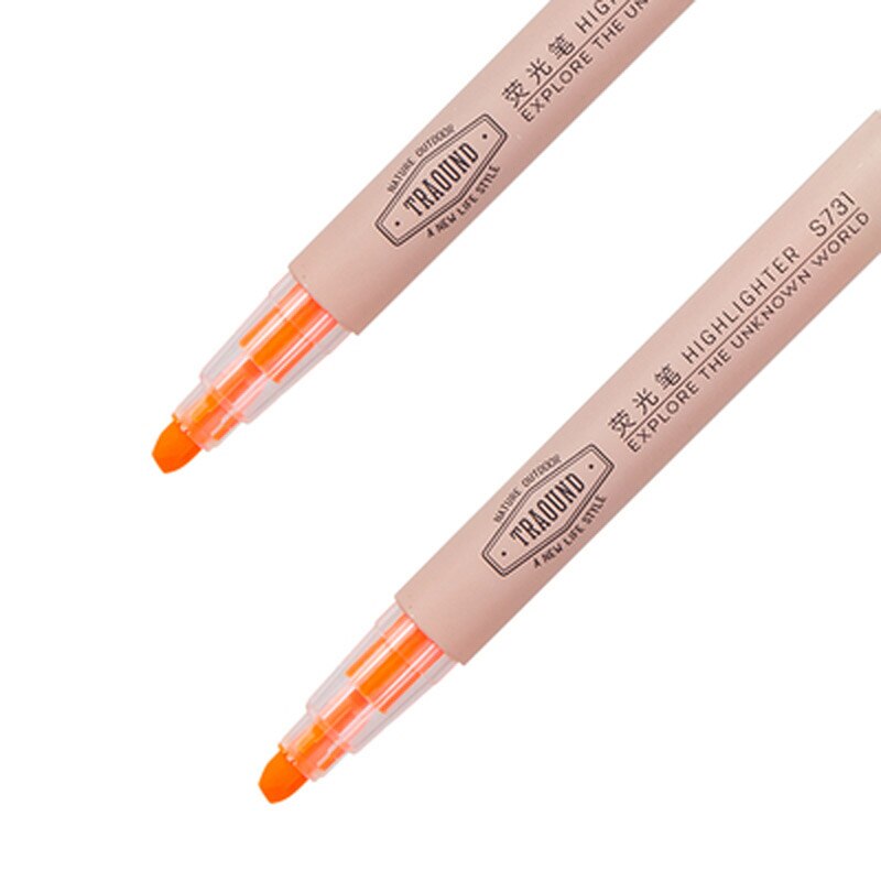 Deli 1pcs Colour Fluorescent Marker Pen S731 Candy Colour Student Graffiti Stationery Tasteless and Bright Colour