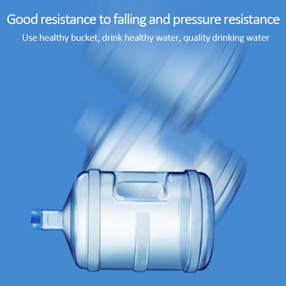 5/7.5L Mineral Water Pure Bucket Water Bottle Portable PC Bucket Household Large Capacity Pure Water Bucket With Handle Bucket