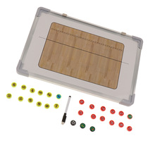 Volleyball Magnetic Coaches Board Strategy Teaching Clipboard with Markers and Erasable Pen