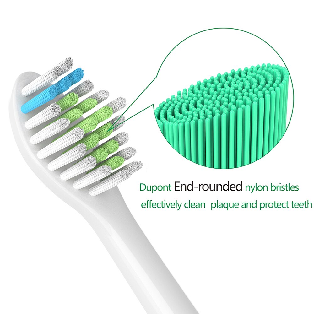 Cabezales de cepillo de dientes para HX6511, HX9362, HX6013, HX6063, HX3110, HX3212, HX6231, HX6631, HX6711, HX6721, HX8911, 8, 12, 16, 20 unidades