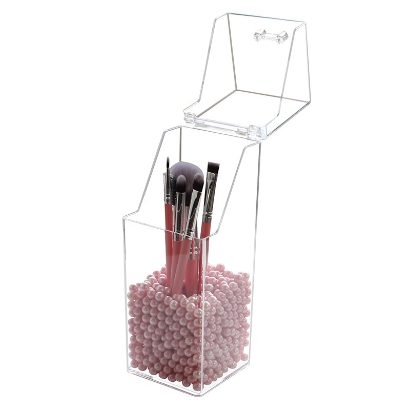Hunyoo acryl make-up kwastenhouder emmer beauty kwastenhouder pen kwastenhouder desktop houder zonder kwast