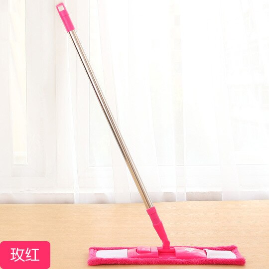 Creativo Mocio pianoforte in Acciaio Inox di Alta Qualità Comoda Maniglia Estensibile Lavapavimenti Soggiorno Cucina Strumenti di Pulizia: rosso