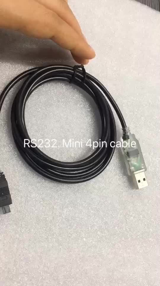 USB RS232 to Mini 4p adapter cable FTDI Programming Cable and Remote Control for Uniden Scanner USB-1 Replacement