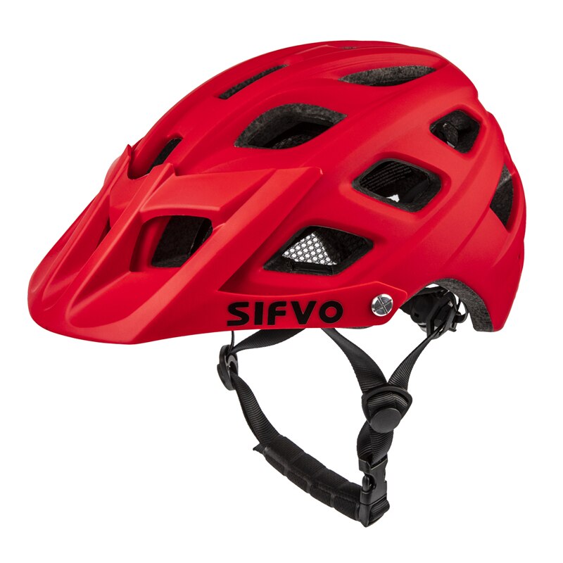 Exclusky-cascos de bicicleta de montaña para niños y jóvenes, para patinaje, Scooter, tamaño 54-57CM, 5-14 años: Rojo