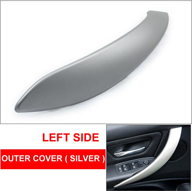 Orzech LHD RHD wnętrza samochodu wewnętrzna strona drzwi uchwyt robić holowania zewnętrzna pokrywa ochronna płyta mahoń dla BMW F30 F80 F31 F32 F33 F35 F82 M3