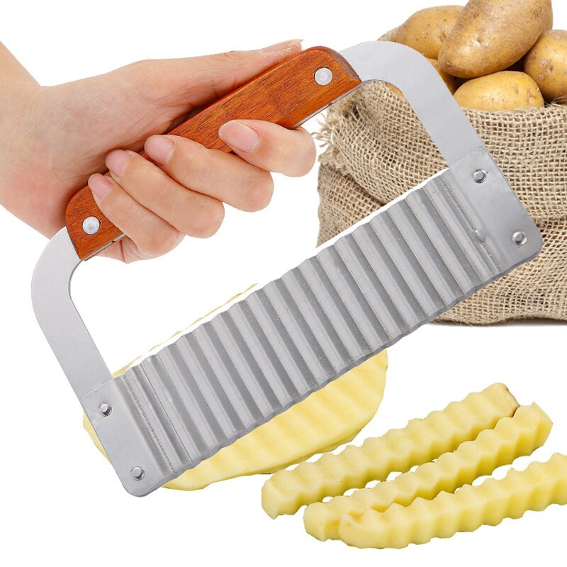 Aço inoxidável batata frita máquina de corte tiras batata cortador corte em tiras slicer ferramenta cozinha casa