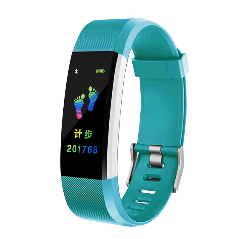 ID115 Plus Bluetooth Smart Horloge Stappenteller Fitness Horloge Met Hartslagmeter IP67 Waterdichte LFX-ING