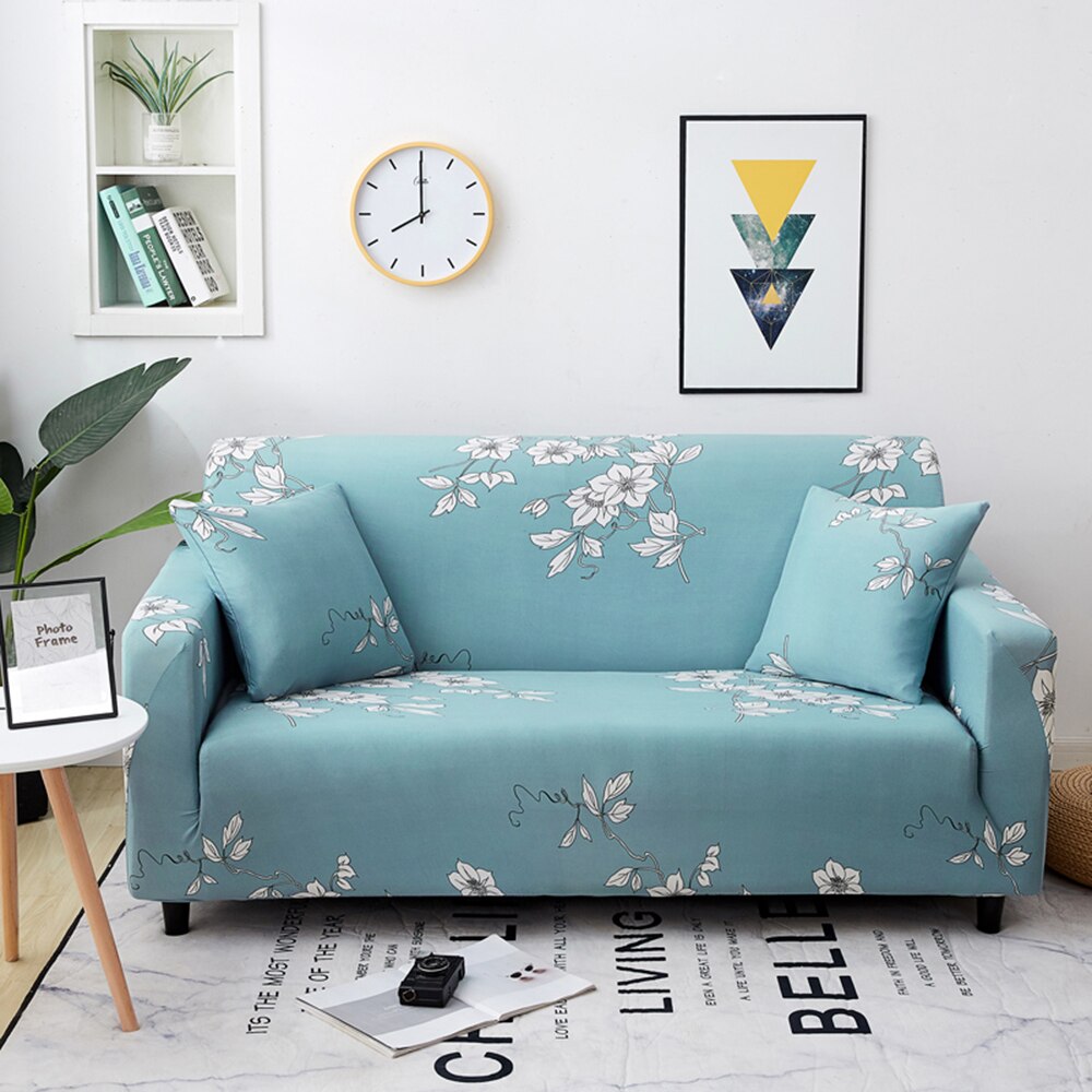 Stretch Slipcovers Sectional Elastic Sofa Cover for Living Room Couch Cover Pets Spandex Armchair Corner Cover 1/2/3/4 Seater: H / 2 seater 145-185cm