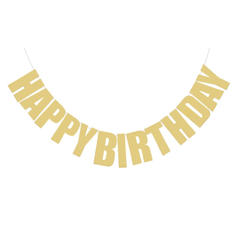 Grattis på födelsedagen banner första födelsedag pojke flicka part leveranser papper krans bunting banner baby shower födelsedag dekoration: Banner  b2