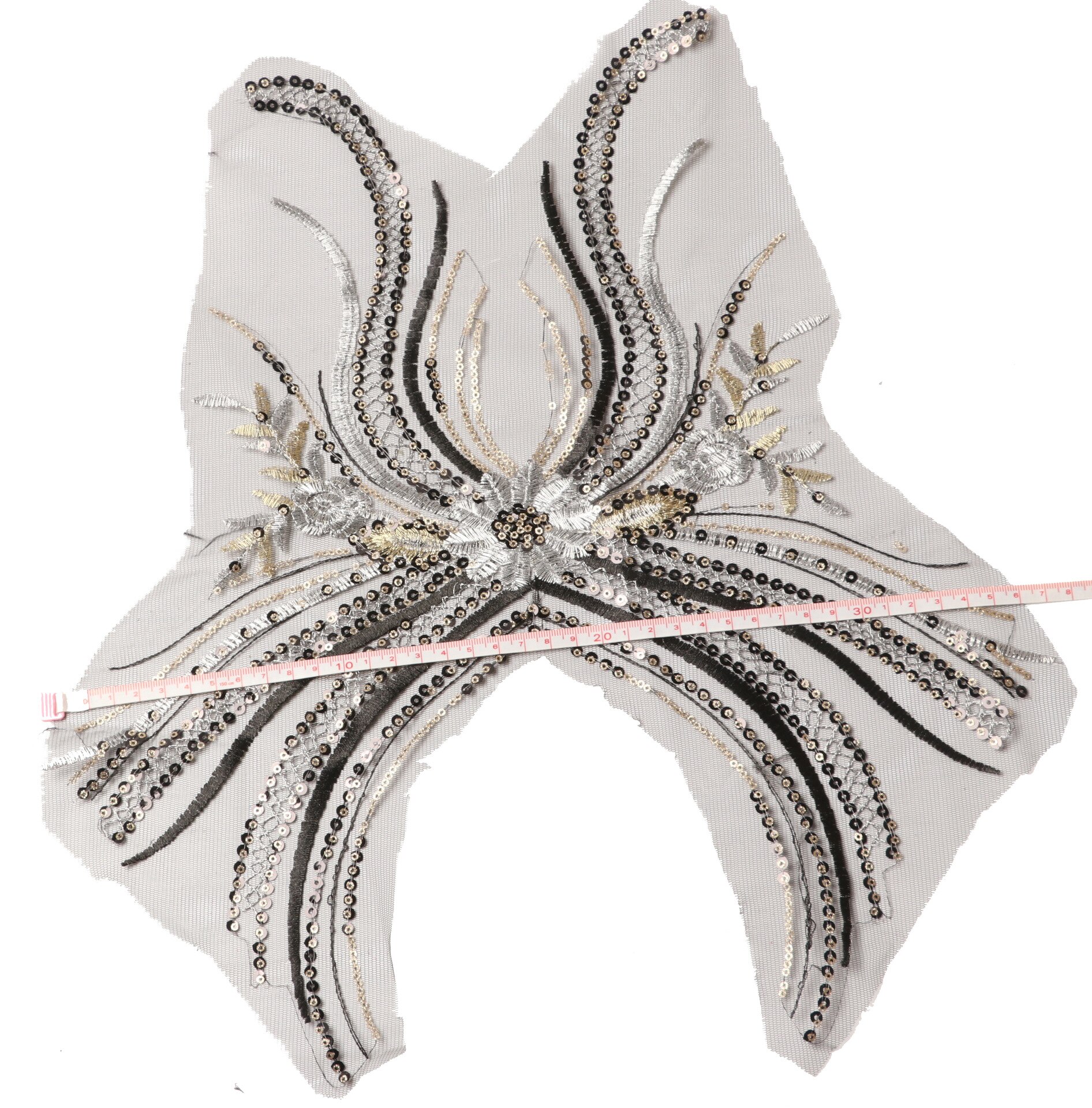 Handmade sewing lace 3D Applique lace embroidery DIY sewing dresses flower applique