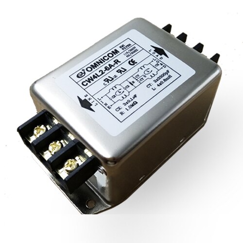 Single-phase 220V AC Power Filter Terminal Block W... – Grandado
