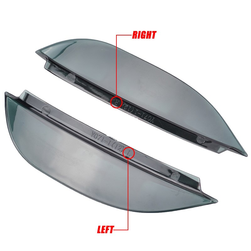 For Subaru XV Crosstrek Side Door Rear View Mirror Visor Rain Guard Shade Shield Cover Car Styling