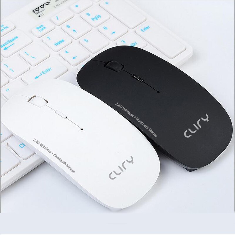 Mouse 3 em 1 sem fio 2.4ghz, ergonômico, com bluetooth, ótico, fino, para macbook, laptops e computadores