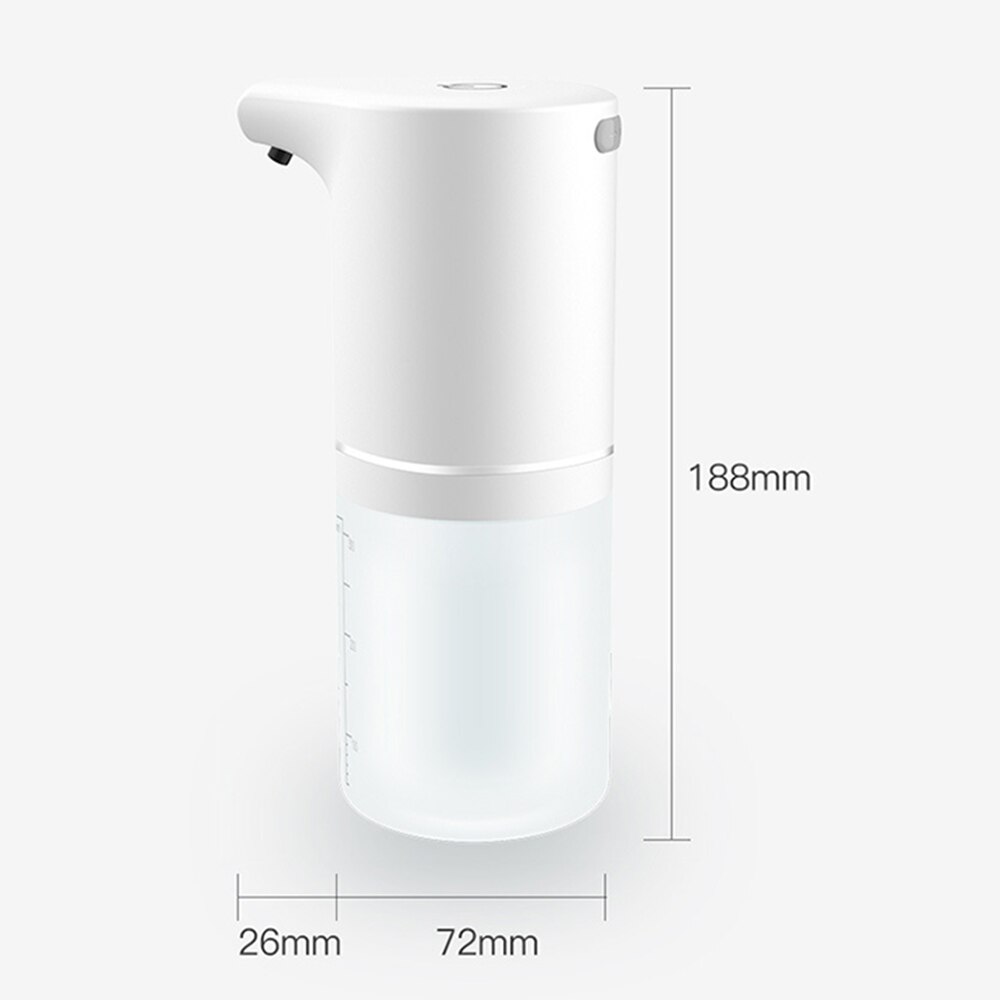Dispensador de jabón automático sin contacto, máquina de espuma inteligente con carga USB, Sensor infrarrojo, Manos libres de jabón líquido, desinfectante