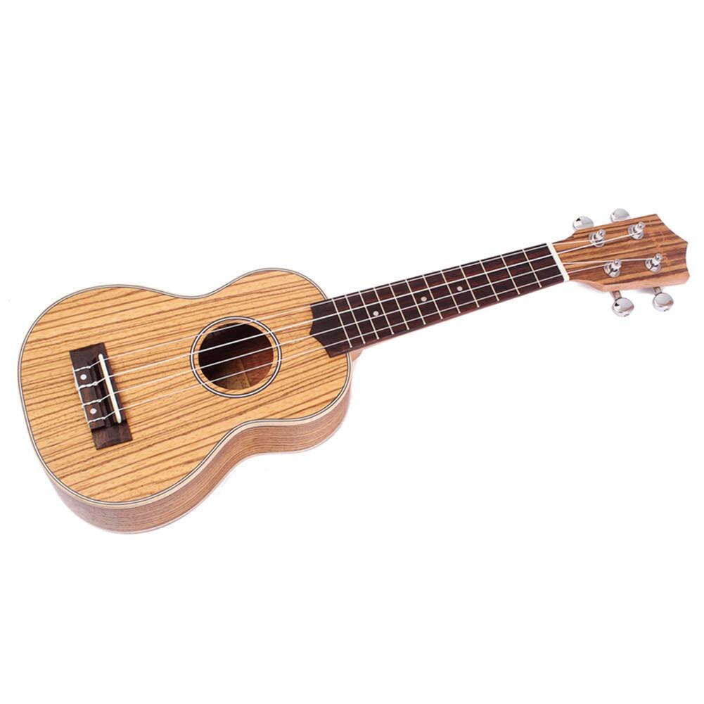 Zebrawood – petite guitare hawaïenne de 21 pouces, Ukulele, Instrument de musique, acoustique