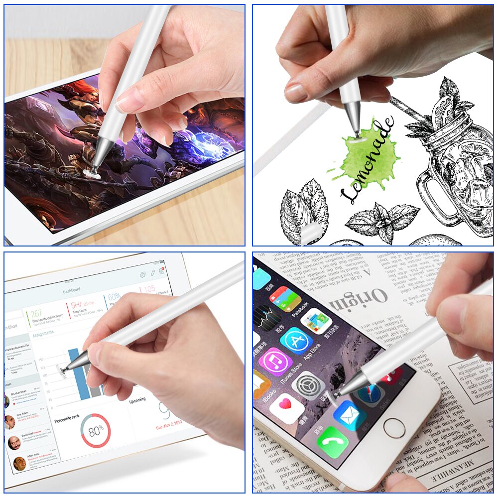 Capacitive Metal Stylus Touch Screen Pen Universal Tablet pen drawing writing Pen for Apple iPad 11 Huawei Stylus IOS Tablet Pen