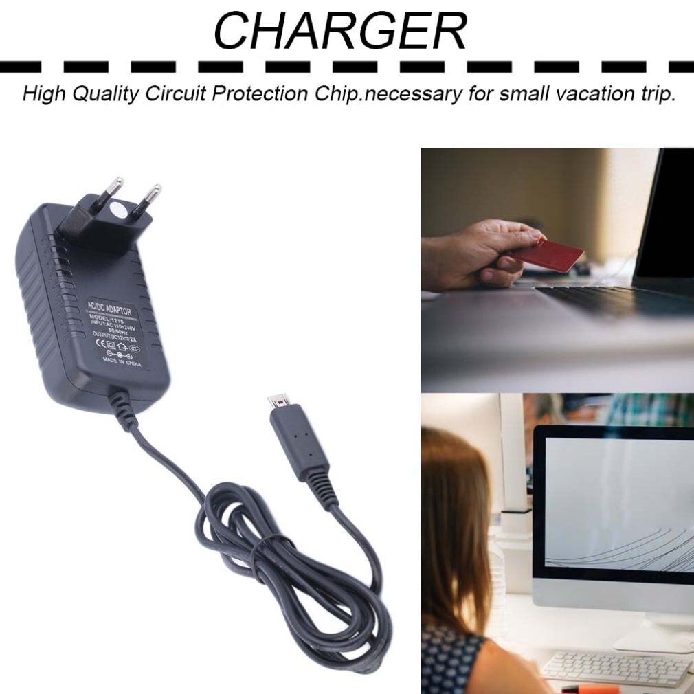 12v 1.5a nätadapter väggladdare adapter för acer iconia  a510 a701 tablet eu plug supererbjudanden laptop plug in