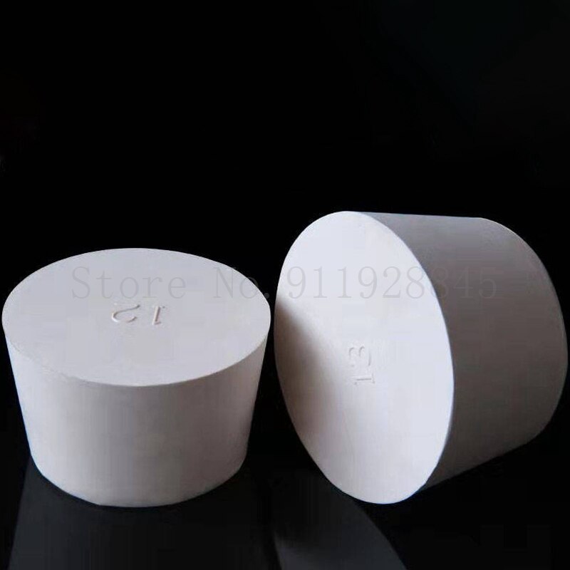 All size available 000# to #10 white Rubber stopper for Laboratory Chemistry Equipment