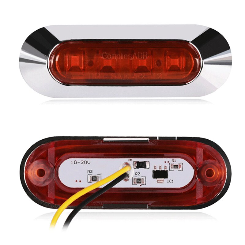 9-35v kuorma -auton ulkoiset valot auton perävaunun asuntovaunun valo 24v 12v led -sivuvalot välysvalo varoitus