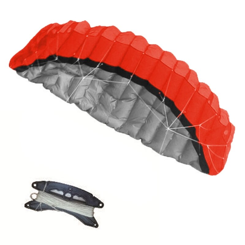 Parafoil Kite - 2.5m Dual Line Stunt Kite - Soft Skeletonless Design - Outdoor Sport Toy for Kids & Adults