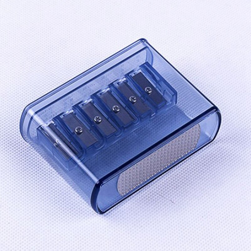 6 Holes Sketch Pencil Sharpener Charcoal Pencil Sharpener with Lead Grinder, Student Art Pencil Cutter, Pencil Sharpener